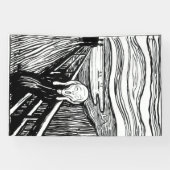 Banderoles Edvard Munch - La lithographie de cri (Horizontal)