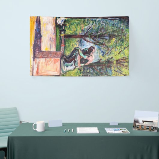 Banderoles Edvard Munch - Le penseur de Rodin (Salon professionnel)