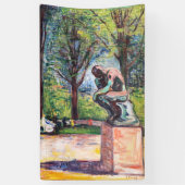 Banderoles Edvard Munch - Le penseur de Rodin (Vertical)