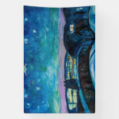 Banderoles Edvard Munch - Nuit étoilée 1922 (Verticale)