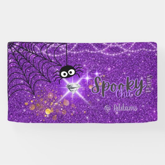 Banderoles Éffrayant Chic Halloween (Horizontal)