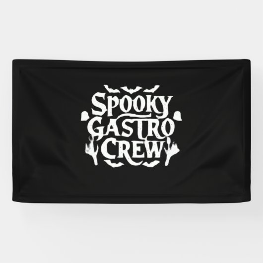Banderoles Éffrayant Gastro Crew Gastro Nurse Halloween Class (Horizontal)