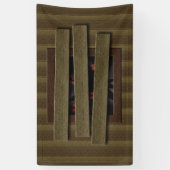 Banderoles Effrayant Haunted House Prop faux yeux fenêtre (Vertical)