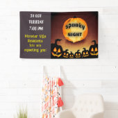 Banderoles Éffrayant Nuit Halloween Famille (En situation)