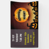 Banderoles Éffrayant Nuit Halloween Famille (Vertical)