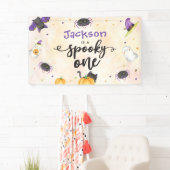 Banderoles Éffrayant Un Halloween 1er Anniversaire (En situation)