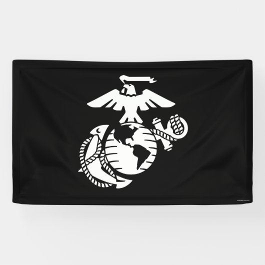 Banderoles EGA à une couleur - blanc (Horizontal)