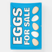 Banderoles Eggs For Sale Banner (Verticale)