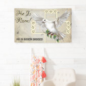 Banderoles Église de Pâques de la colombe (En situation)