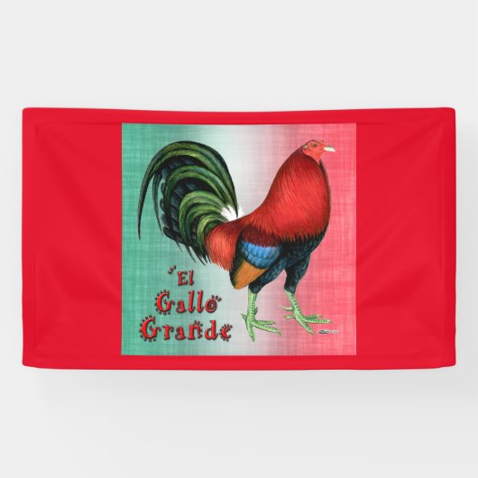 Banderoles EL Gallo grand (Horizontal)