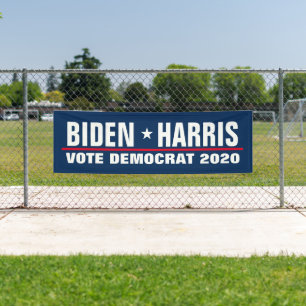 Banderoles Élection de Biden Harris 2020 démocrate politiqu