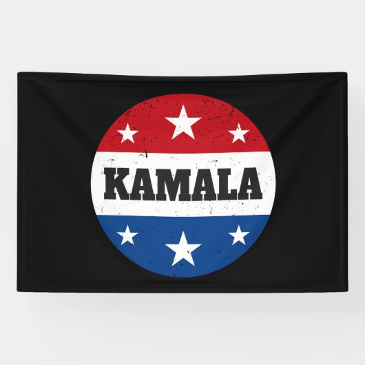 Banderoles Élection de Kamala Harris 2024 V (Horizontal)