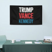 Banderoles Élection de Trump Vance Kennedy 2024 (Salon professionnel)