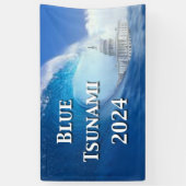Banderoles Élection du tsunami bleu 2024 (Vertical)
