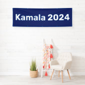 Banderoles Élection présidentielle de Kamala 2024 (En situation)