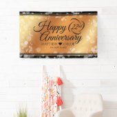 Banderoles Élégant 22e anniversaire de Mariage de cuivre (En situation)