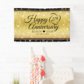 Banderoles Élégant 27e anniversaire de Mariage de musique (En situation)