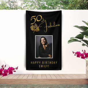 Banderoles Elégant 50 et Fabulous Twigs 50e anniversaire Phot