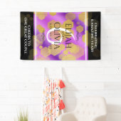 Banderoles Élégant 6ème anniversaire de Mariage d'Améthyste (En situation)