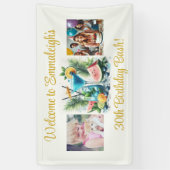 Banderoles Elégant Blueberry Brunch 30e anniversaire Fête (Vertical)