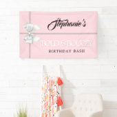 Banderoles Elégant Blush rose Tiffany thème Anniversaire (En situation)