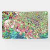 Banderoles Élégant Corail et Chartreuse Limelight Hydrangea (Horizontal)