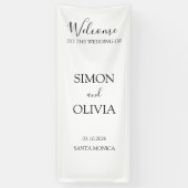 Banderoles Elegant Custom Names and Date Ceremony (Vertical)