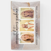 Banderoles Élégant diplôme d'or (Vertical)