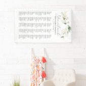 Banderoles Elégant Eucalyptus Mariage (En situation)