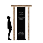 Banderoles Elegant Fabric Wedding Welcome Banner - Ruby Red