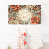 Banderoles elegant happy new year party banner (En situation)