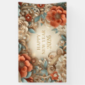 Banderoles elegant happy new year party banner (Vertical)