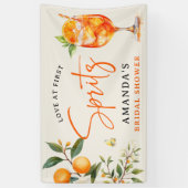 Banderoles Élégant Love at First Spritz' Enterrement de Vie d (Vertical)