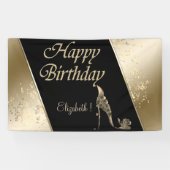 Banderoles Élégant Moderne Design élégant, Lumineux, Fleurs H (Horizontal)