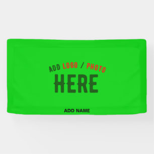 BANDEROLES ÉLÉGANT MODERNE PERSONNALISÉ VERT CITRON MARQUE VE