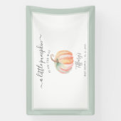 Banderoles Elégant petit Citrouille est sur le chemin Baby sh (Verticale)