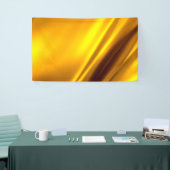 Banderoles Elégant Satin Or Faux Texture Look (Salon professionnel)