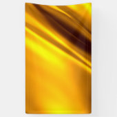 Banderoles Elégant Satin Or Faux Texture Look (Vertical)