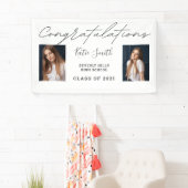 Banderoles Élégant Script Calligraphie Graduation 2 Photo (En situation)