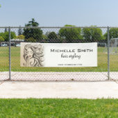 Banderoles Élégant Sepia Chic Wavy Hairstyle extensions de ch (En situation)