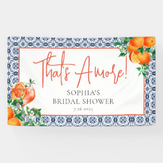 Banderoles Élégant Spritz Orange Baby Shower de Mariage 