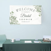 Banderoles Elégant succulent Eucalyptus Feuille nuptiale douc (Salon professionnel)