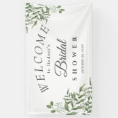 Banderoles Elégant succulent Eucalyptus Feuille nuptiale douc (Vertical)