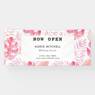 Banderoles Élégant Tropical Designer d'intérieur