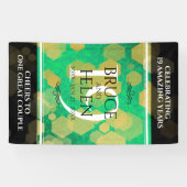 Banderoles Élégante 19e anniversaire du Mariage de Jade (Horizontal)