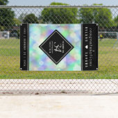 Banderoles Élégante 34e anniversaire du Mariage Opal (En situation)