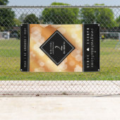 Banderoles Élégante 7ème anniversaire du Mariage de cuivre (En situation)