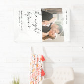 Banderoles Élégante calligraphie moderne Dîner de répétition (En situation)