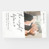 Banderoles Élégante calligraphie moderne Dîner de répétition (Horizontal)