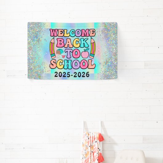 Banderoles Élégante école de script de monogramme (Insitu)